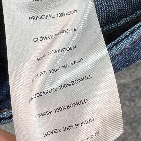 One Teaspoon Jeans Men 33R Blue Moon Mr Classics Rigid Denim Straight Button Fly - Picture 10 of 12